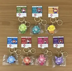 【新品】ミャクミャク サンリオ 推しカラー キーホルダー コンプリート 全7種