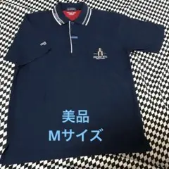 〈CRICKET HILL〉 ポロシャツ　半袖　M ネイビー　ゴルフ　ビジネス