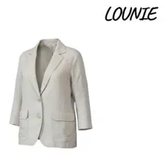 『新品タグ付き』LOUNIE リネン テーラードジャケット手洗い可能