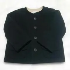 PATACHOU パタシュー ベビーアウター【95】黒裏起毛 日本製 コート