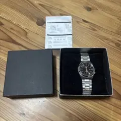 SEIKO5 自動巻き時計 ブラック【ジャンク】