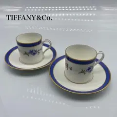 ティファニー Tiffany デミタスカップ カップ ソーサー 2客