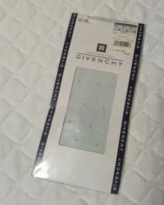 GIVENCHY ハイソックス　23〜25cm ネットドット　つま先スルー