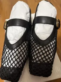 新品】MARTINEZ メッシュストラップフラットシューズ - メルカリ