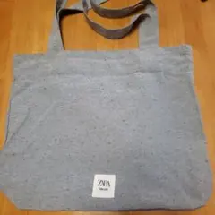 ZARA JOIN LIFE グレー トートバッグ