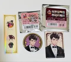 刀剣乱舞 白山吉光 缶バッジ 祝装ver. ＋ 千社札風ステッカー セット