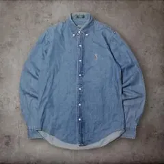 【希少】80s Polo by Ralph Lauren BDデニムシャツ 16
