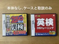 ニンテンドーDSソフトのケースと取説