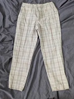 GU チェック柄 スラックス Mサイズ