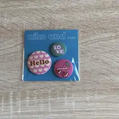 NIKO AND…　３SET缶バッチのサムネイル