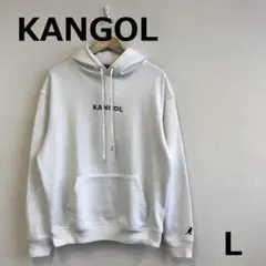 最終　A0106C06【KANGOL】ロゴ刺しゅうプルオーバーパーカー