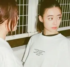 川口春奈　Suzu Hirose×CLANE Tシャツ 川口春奈】 MESSAGE T SHIRT / @suzu.hirose.official