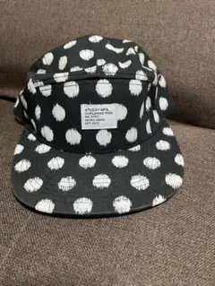 STUSSY ドット柄キャップ　古着