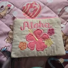 Aloha 刺繍 コインケース
