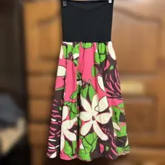 フラダンス用花柄パウスカート