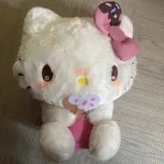 希少 ハローキティ ドーナツ型ぬいぐるみ ハローキティ】mikko×Sanrio characters ドーナツデザインBIG