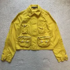 ラルフローレン 短丈 ミリタリージャケット 黄色 90s 00sのサムネイル