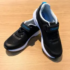 【19cm】Kappa キッズ スニーカー ブラックのサムネイル