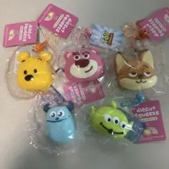 ディズニー ダイカットスクイーズ 5個セット