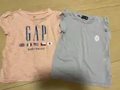 GAP Tシャツセット グレー ピンク