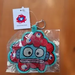 大阪関西万博ミャクミャク×サンリオ　ハンギョドン　キラキラレザーキーホルダー