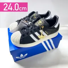 藤井風 adidas Superstar Ⅱ 24.0 ブラック★新品タグ