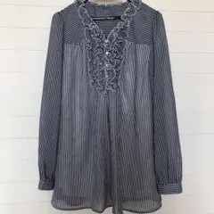 NATURAL BEAUTY BASIC  フリルブラウス