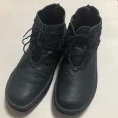 【匿名配送】レディース　レザー ハイカットスニーカー サイズ23.5cm
