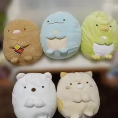 すみっコぐらし　ぬいぐるみ5体セット 高さ約26cm