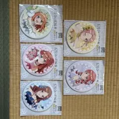 ラウンドワン限定 五等分の花嫁 描き下ろしでか缶バッジ 6点セット