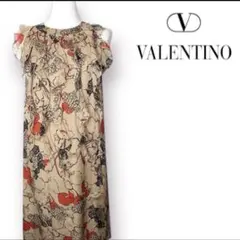 2026年最新】RED VALENTINO レディース ノースリーブひざ丈ワンピース
