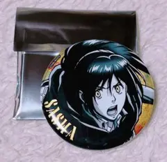 新品 進撃の巨人 サシャ ホログラム EYE 缶バッジ