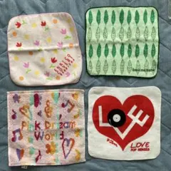 タオルハンカチ4枚セット