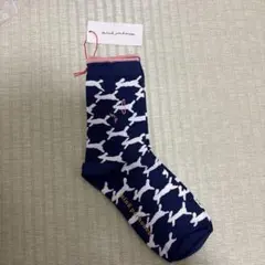 minä perhonenミナペルホネン　runrunrunソックス　ネイビー