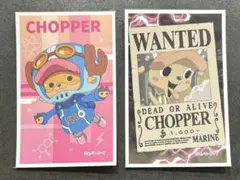ワンピース デコステッカー　 チョッパー 2枚セット