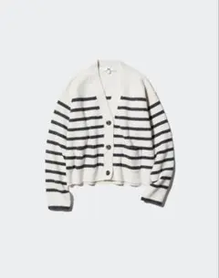 【UNIQLO】スフレヤーンVネックショートカーディガン