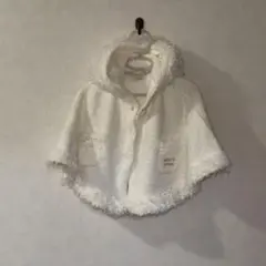 試着のみ ジェラートピケ♡ベビー ポンチョ ケープ