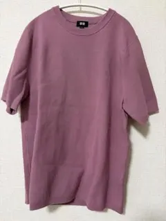 【美品】ウォッシャブルミラノリブニットTシャツ