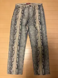 スネーク　supreme Regular Jean 即完売　新品未使用 Supreme Regular Jean Snake レギュラージーンズ スネーク