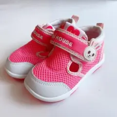 ミキハウス❤️miki house❤️うさこ　サンダル　ぴんく　14.5 美品