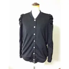 美品★Supreme.La.La.パフスリーブブルゾン MA-1 黒のサムネイル