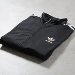 adidas (90s old) track jacket black 古着