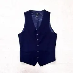 vintage H&M ネイビー スーツベスト