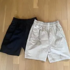 GU ジーユー カラーショートパンツ　ハーフパンツ2枚セット メンズSのサムネイル