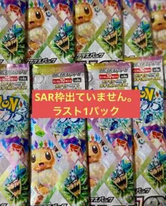 テラスタルフェスex バラパック　ラスト1パック　ポケモンカード