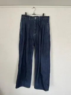 SUBLATIONS 2-TUCK WIDE DENIM PANTS +α 2TUCK WIDE DENIM PANTS -ENTASIS Mk-Ⅱ- .10 [RIGID INDIGO] – SUBLATIONS