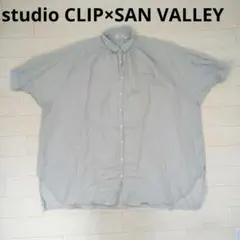 studio CLIP × SAN VALLEY 半袖シャツワンピース Fのサムネイル