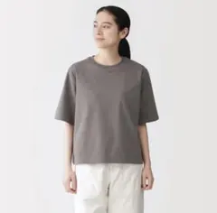 無印良品　涼感ＵＶカットクルーネックワイド半袖Ｔシャツのサムネイル