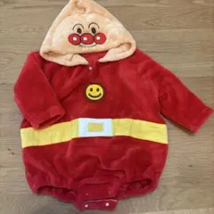 アンパンマン フード付きロンパース 80