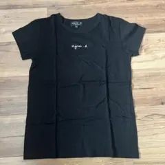 agnis b. ENFANT ブラック Tシャツ XL